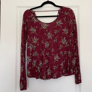 Free People Open Back Top